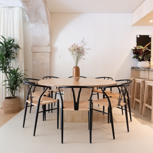 Minimalist Dining Set – 6 Chairs
